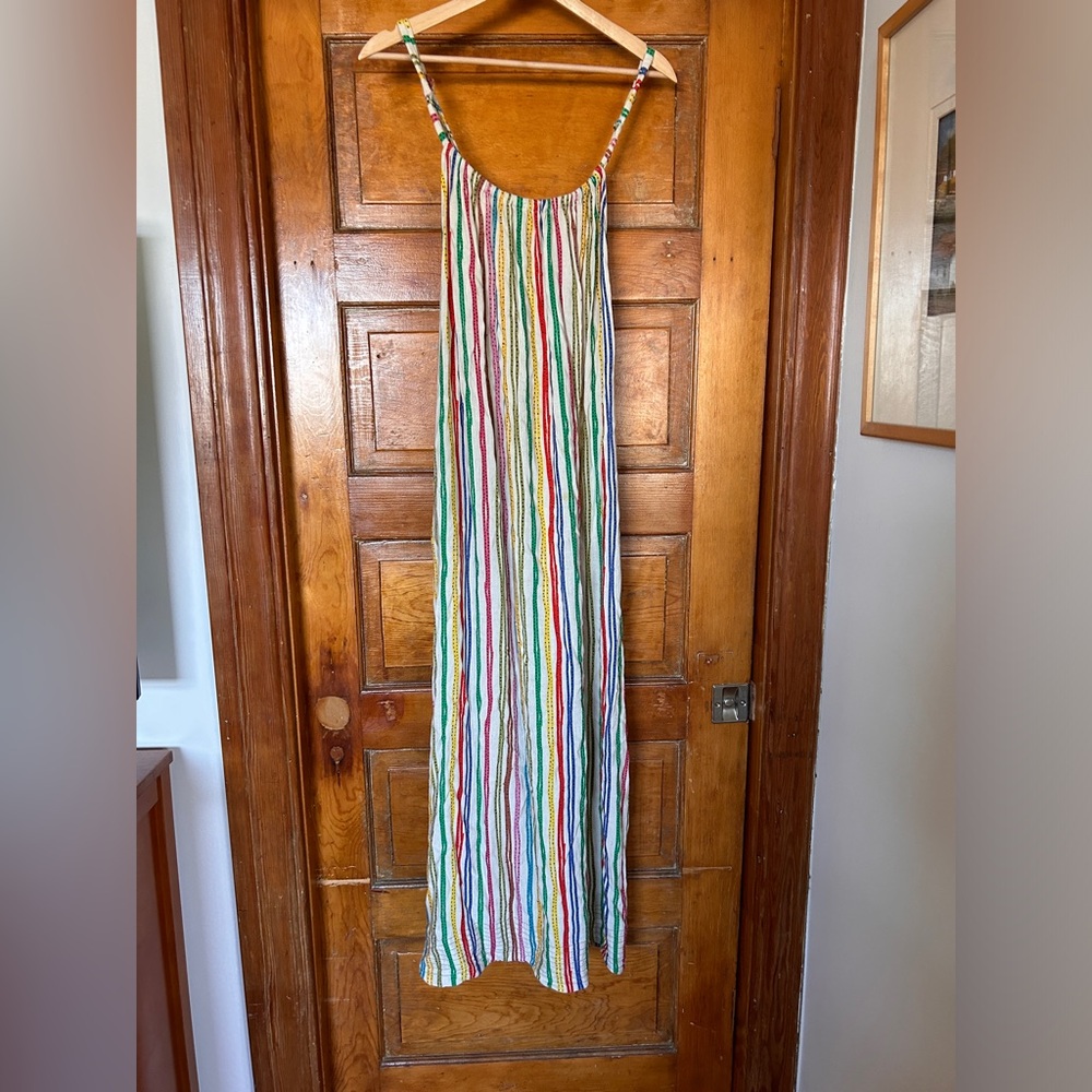 Zara rainbow maxi dress